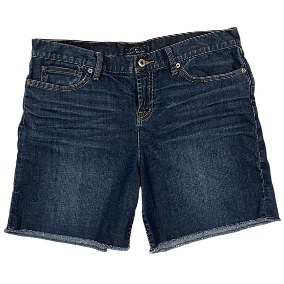 LUCKY BRAND Woman’s Patriotic Laguna Denim Shorts Size 8/29 - Picture 2 of 12